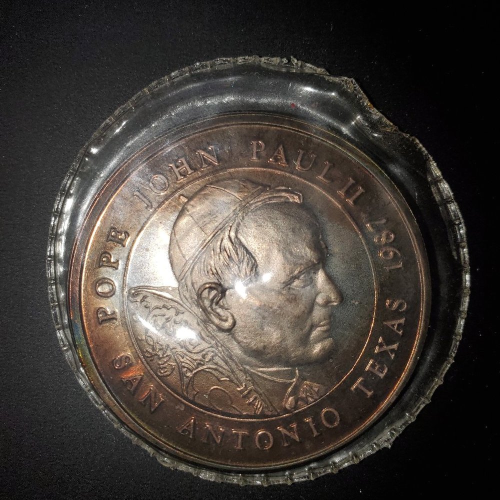 Pope John ii Silver Coin